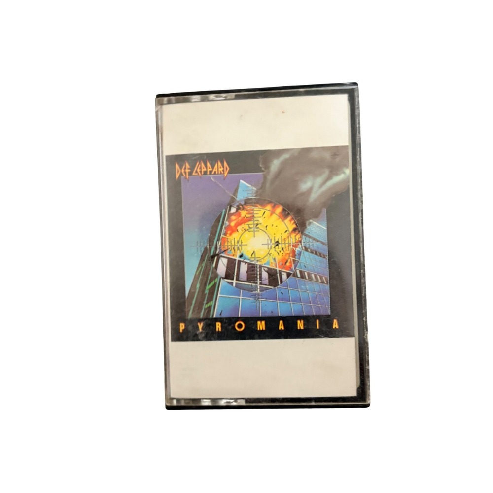 Def Leppard Pyromania Cassette Tape 1983 Mercury 4M8 10308 Vintage Hard Rock